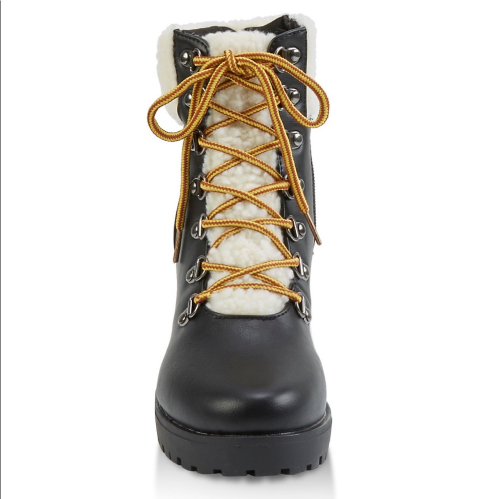 New Glam Polar Leather Vegan Bootie - Picture 2 of 5